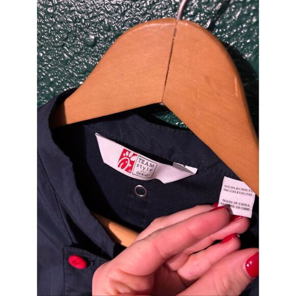 Oobe Teamstyle Chick Fil A Make It Good Chef Full Zip Coat Mens XL Blue - Picture 2 of 4